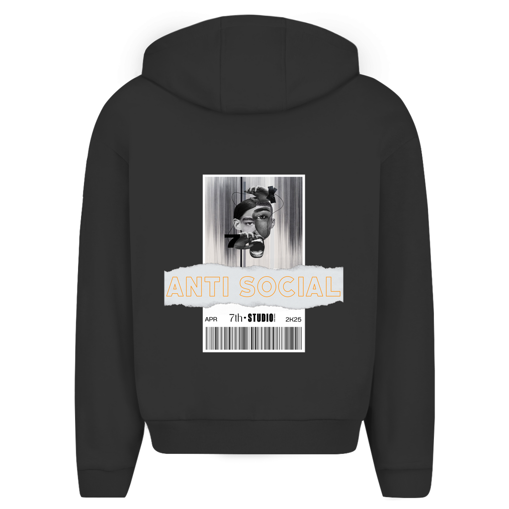 THE ZIP HOODIE ANTISOCIAL